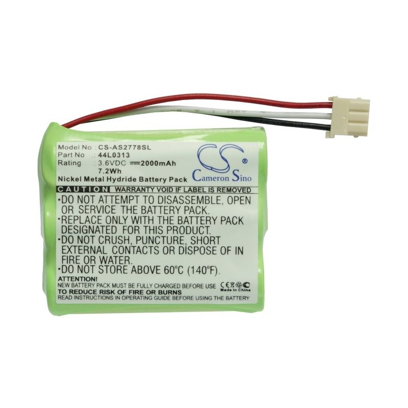 Ni-MH Battery fits Ibm, As2740, As400, As400 I5 3.6V, 2000mAh RAID Controller Cameron Sino Technology Limited