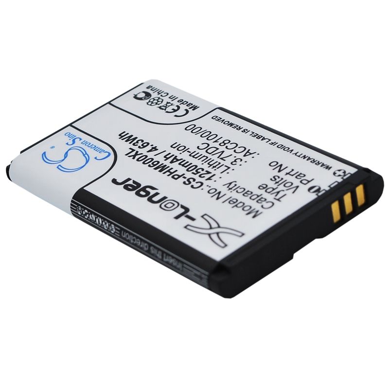 Li-ion Battery fits Philips, Dpm6000, Dpm7000, Dpm8100 3.7V, 1250mAh Recorder Cameron Sino Technology Limited