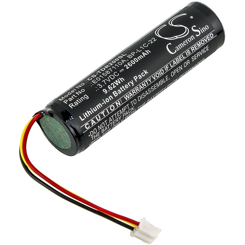 Li-ion Battery fits Tascam, Mp-gt1, Tascam 3.7V, 2600mAh Media Player Cameron Sino Technology Limited