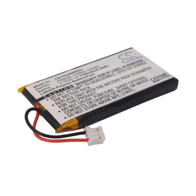 Li-Polymer Battery fits Philips, Pronto Tsu9300, Pronto Tsu-9300, Pronto Tsu9400 3.7V, 1700mAh Remote Control Cameron Sino Technology Limited
