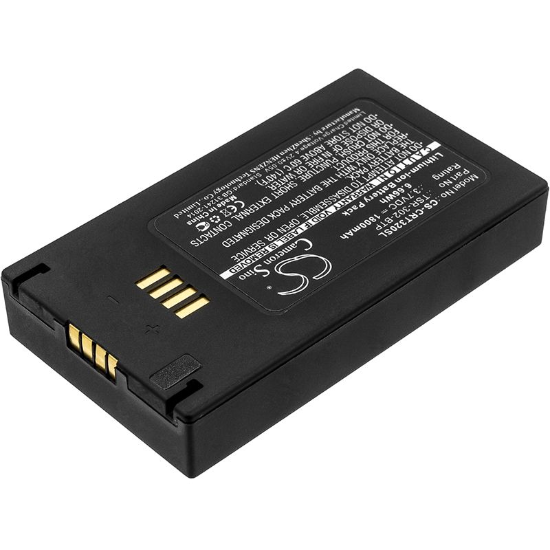 Li-polymer Battery Fits Crestron, Tsr-302, Tsr-302 Handheld Touch Screen Remote, 3.7v, 1800mah Remote Control Cameron Sino Technology Limited