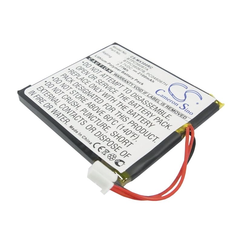 Li-polymer Battery Fits Crestron, C2n-dap8, Cnampx-16x60, Cnx-pad8a 3.7v, 2100mah Remote Control Cameron Sino Technology Limited