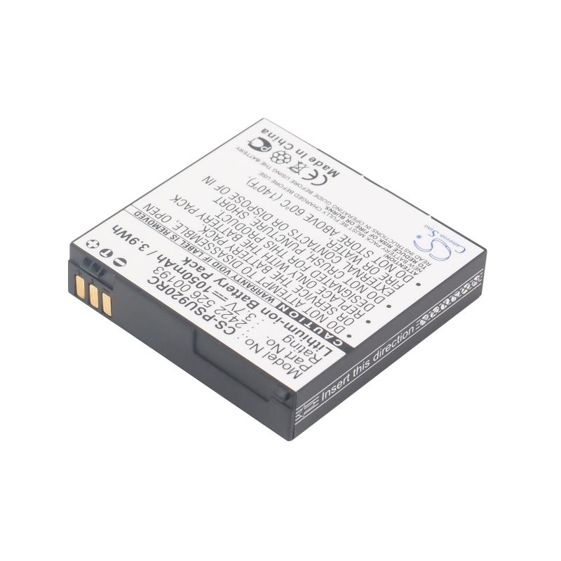 Li-ion Battery fits Philips, Pronto Tsu-9200, Pronto Tsu9200/37, Tsu9200 3.7V, 1050mAh Remote Control Cameron Sino Technology Limited