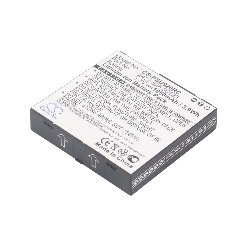 Li-ion Battery fits Philips, Pronto Tsu-9200, Pronto Tsu9200/37, Tsu9200 3.7V, 1050mAh Remote Control Cameron Sino Technology Limited