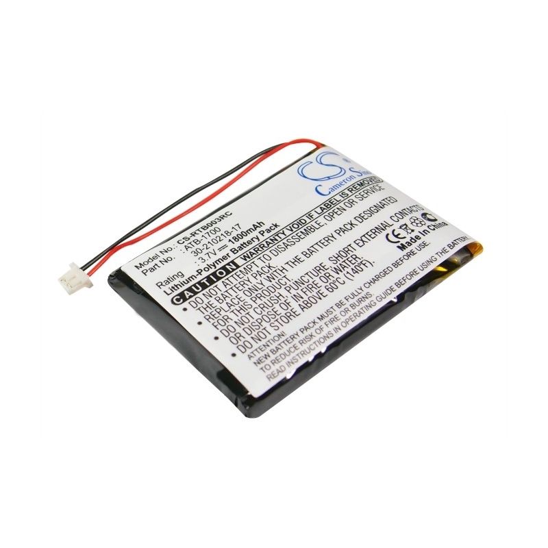 Li-ion Battery Fits Rti, T3v, T3-v, T3-v+ 3.7v, 1800mah Remote Control Cameron Sino Technology Limited