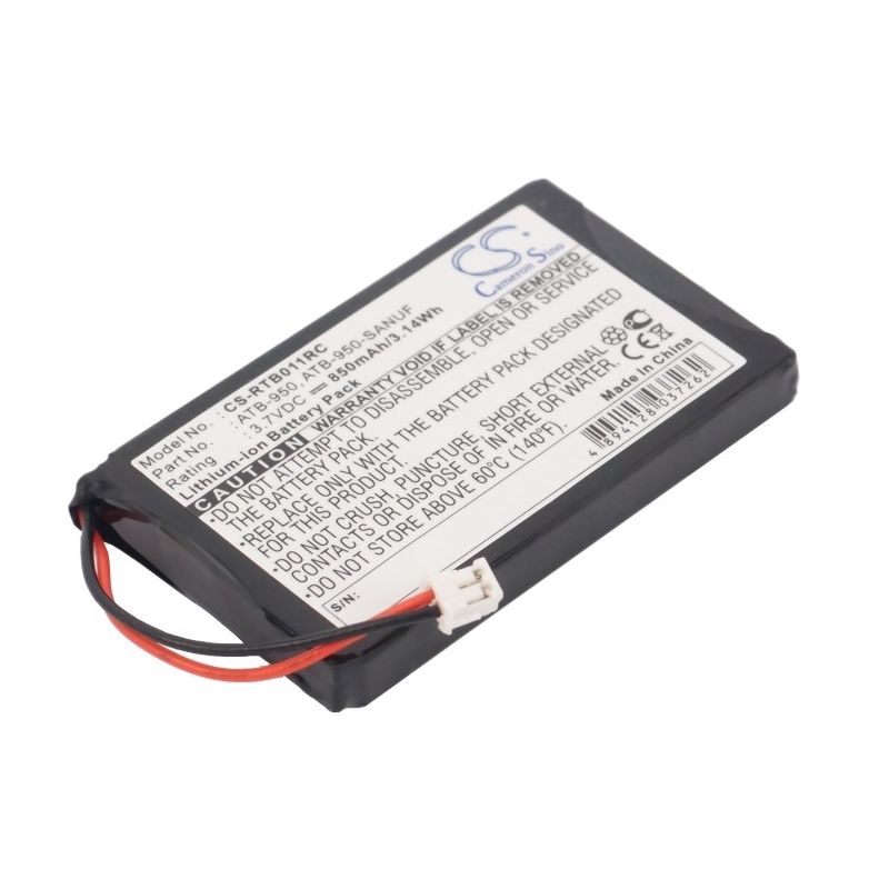 Li-ion Battery Fits Rti, T1, T1b, T2 3.7v, 850mah Remote Control Cameron Sino Technology Limited