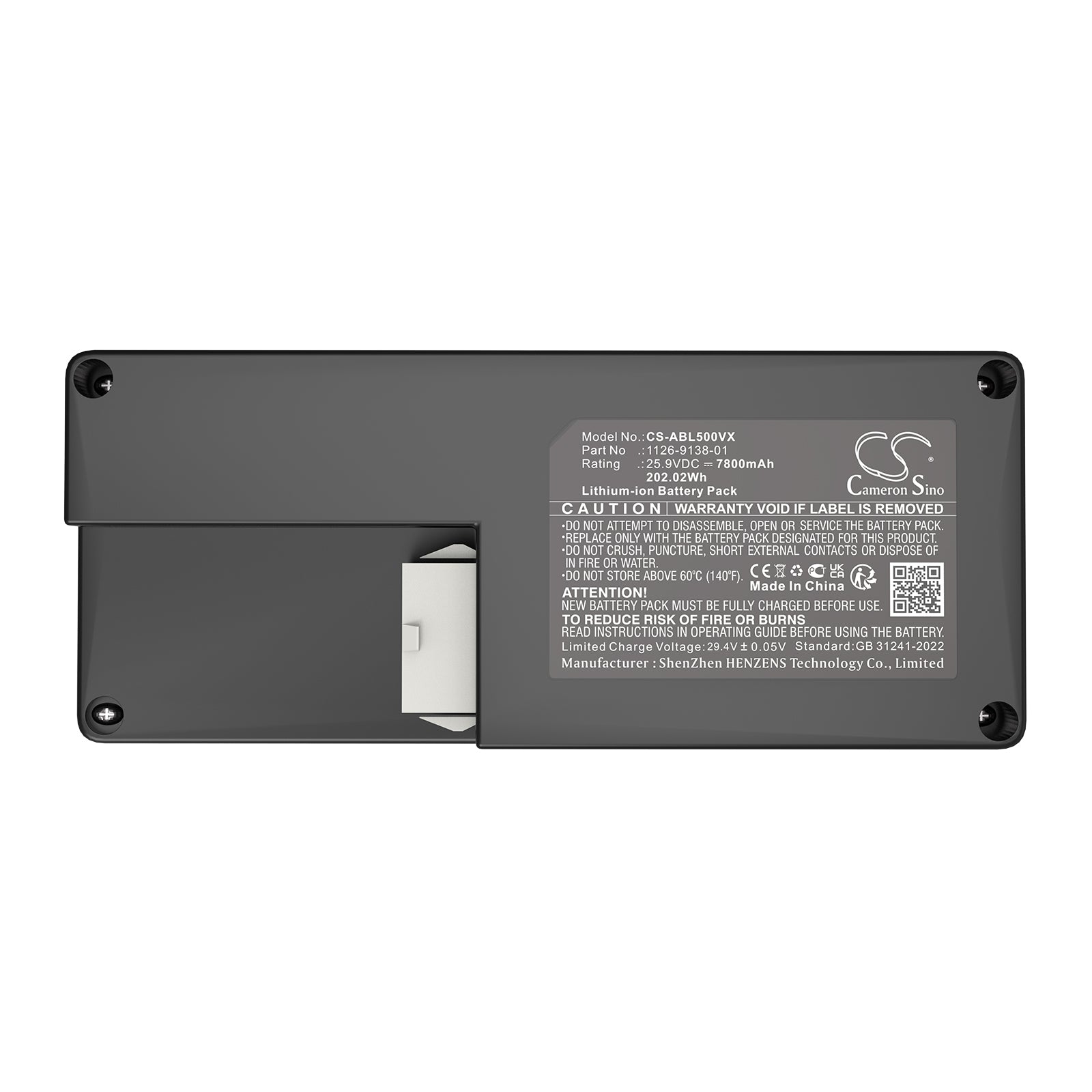 25.9V, Li-ion, 7800mAh, Battery fits Ambrogio 4.0 Basic 4WD Premium, 4.0 Elite 4WD Premium, 202.02Wh Lawn Mowers Cameron Sino Technology Limited