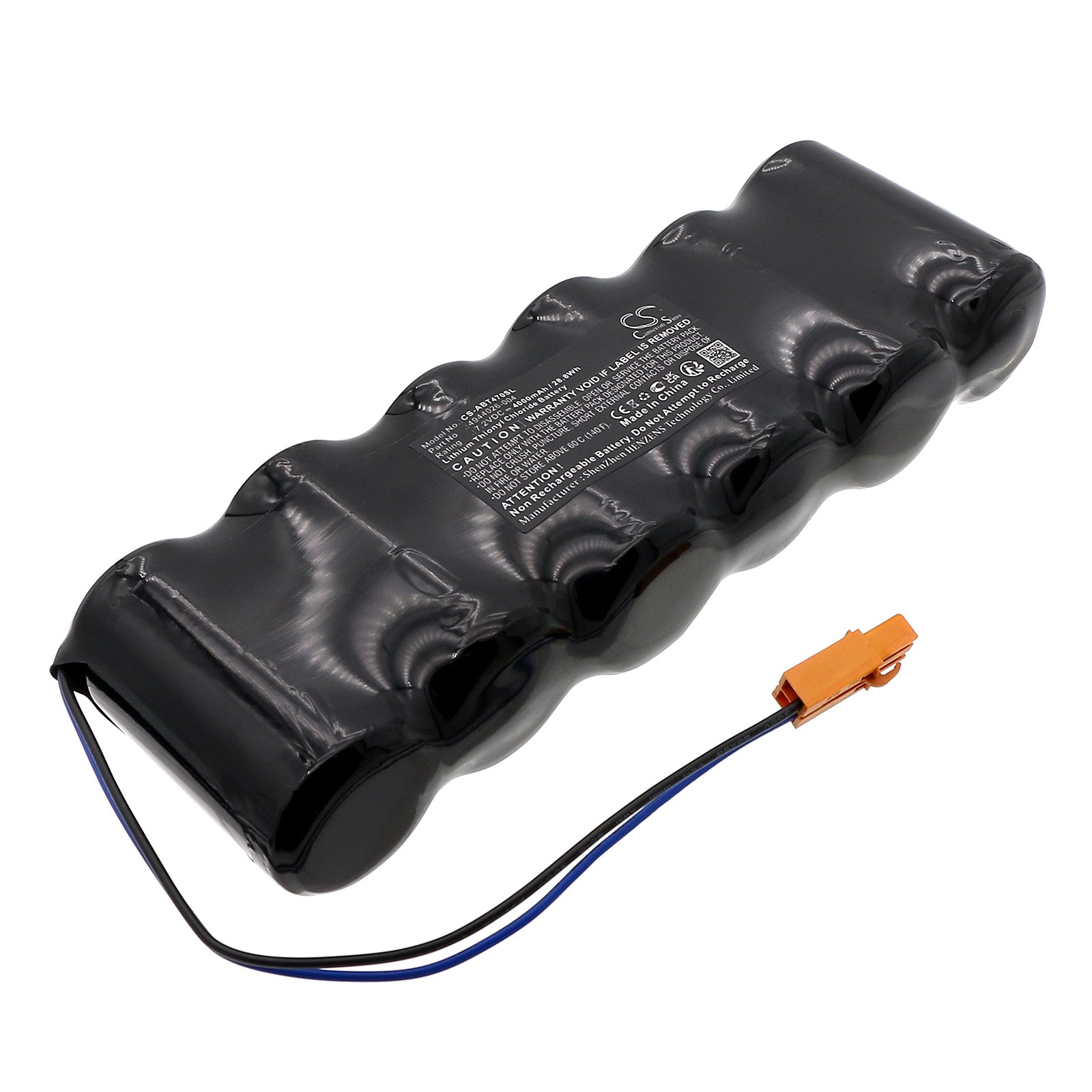 7.2V, Li-SOCl2, 4000mAh, Battery fits ABB 001-4944026-4/S, 3HAB9307-1, 28.8Wh PLC Cameron Sino Technology Limited