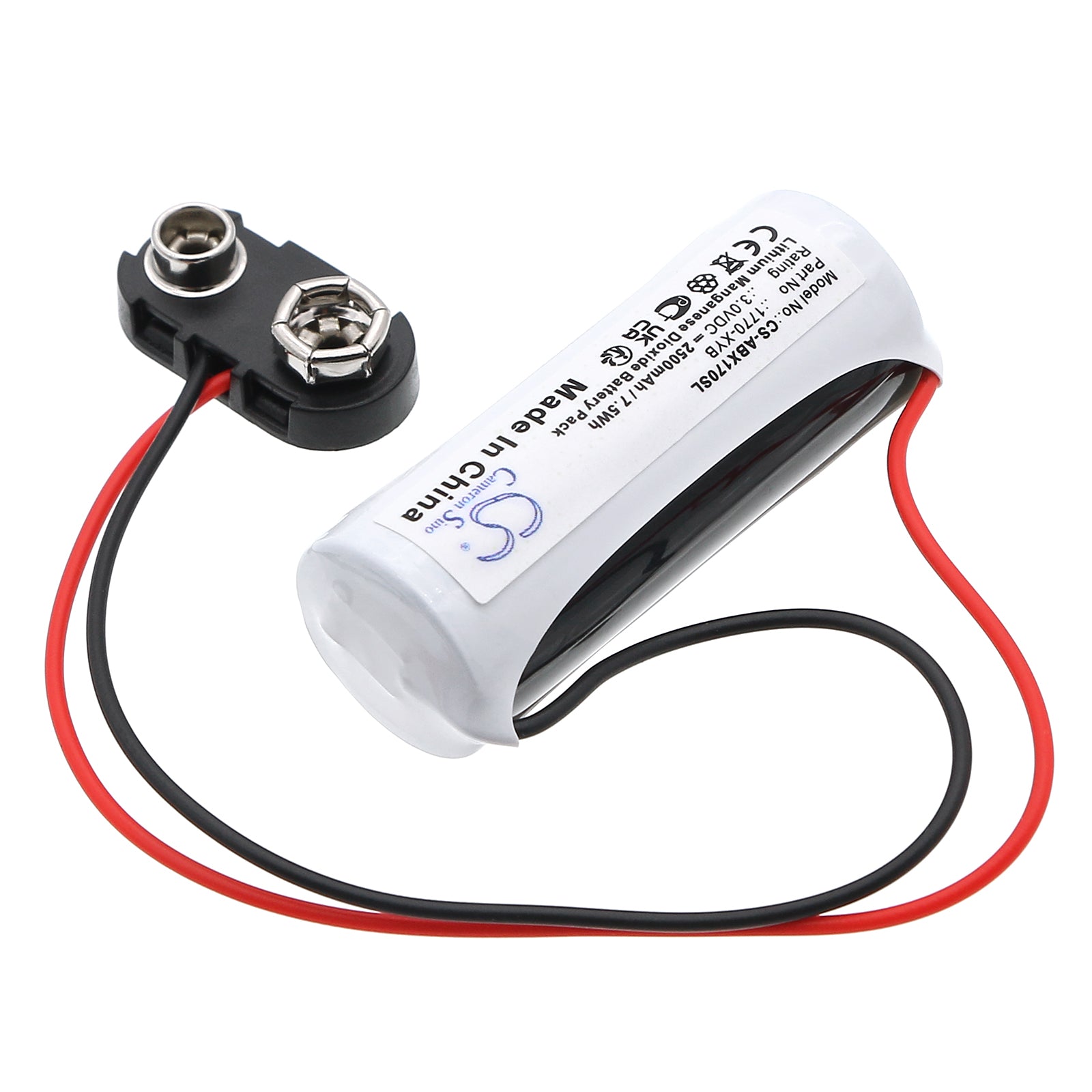 3V, Li-MnO2, 2500mAh, Battery fits Allen Bradley 1785-L40B/L, 1785-L60B/L, 7.5Wh PLC Cameron Sino Technology Limited
