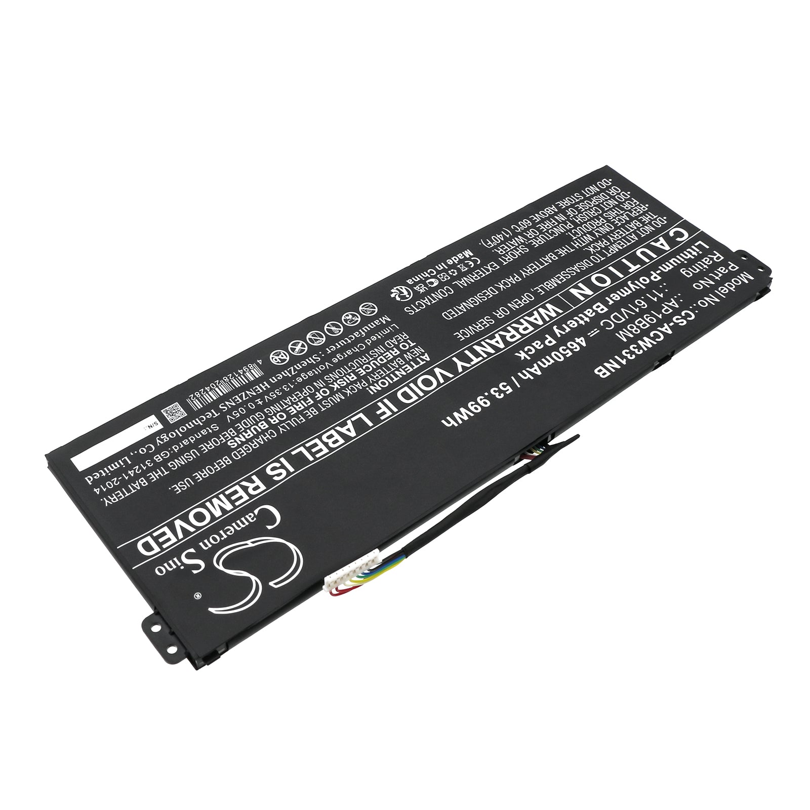 Li-ion, Notebook, Laptop Battery fits Acer Aspire Vero Av15-52, Aspire Vero Av15-52-39eb, 11.61V, 4650mAh Notebook, Laptop Cameron Sino Technology Limited