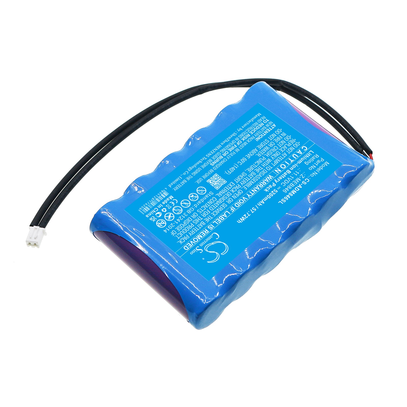 Li-ion, Lighting & Studio Battery fits American Dj Mega Go Flood Par Ho, 11.1V, 5200mAh Lighting & Studio Cameron Sino Technology Limited