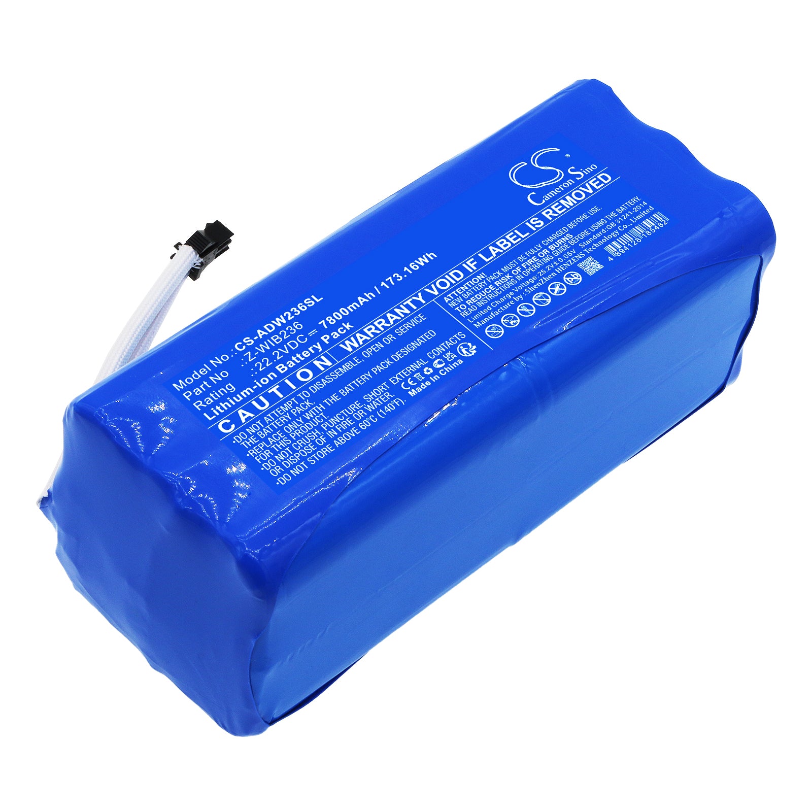 Li-ion, Lighting & Studio Battery fits American Dj Wifly Bar Qa5, 22.2V, 7800mAh Lighting & Studio Cameron Sino Technology Limited