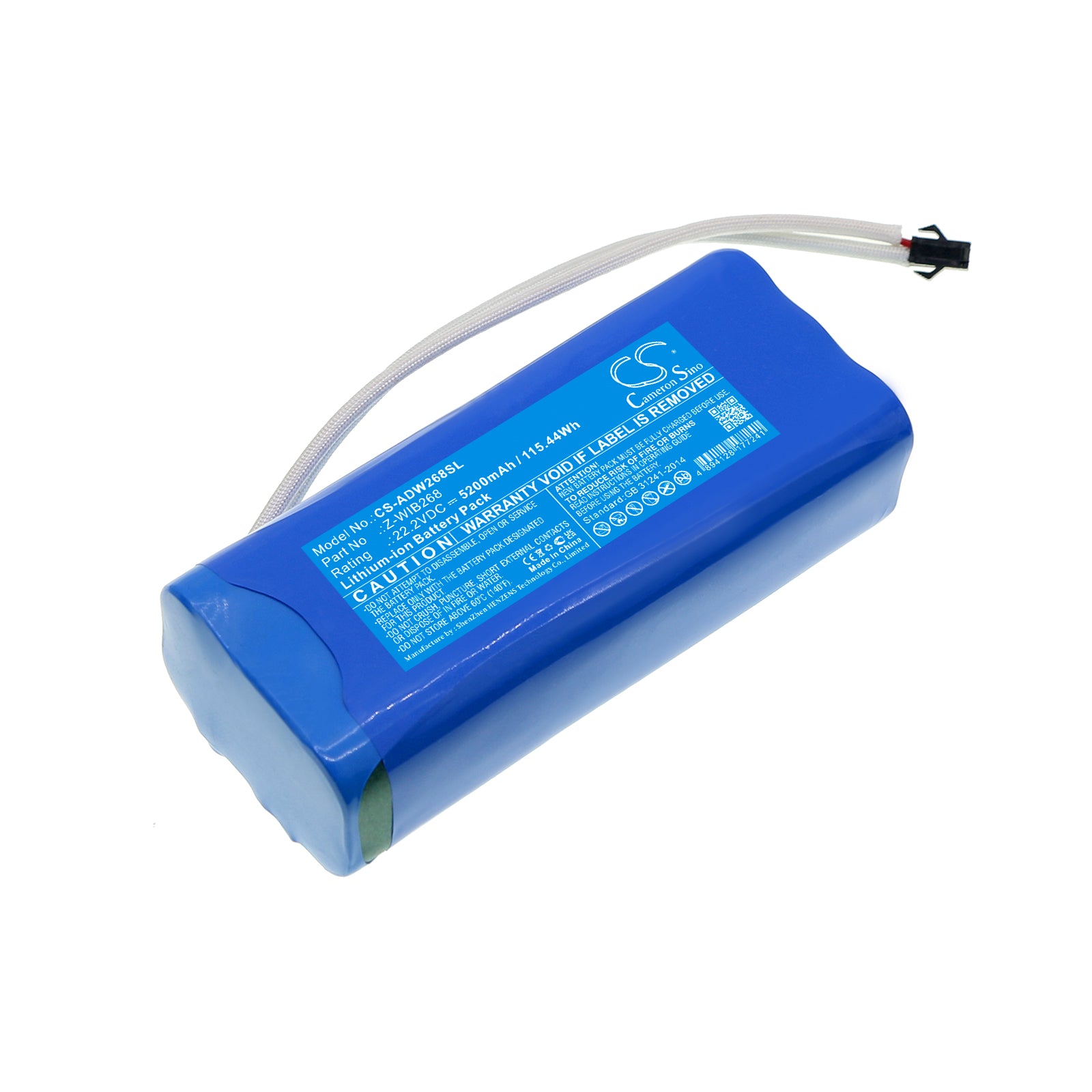Li-ion, Lighting & Studio Battery fits American Dj Wifly Chameleon, 22.2V, 5200mAh Lighting & Studio Cameron Sino Technology Limited