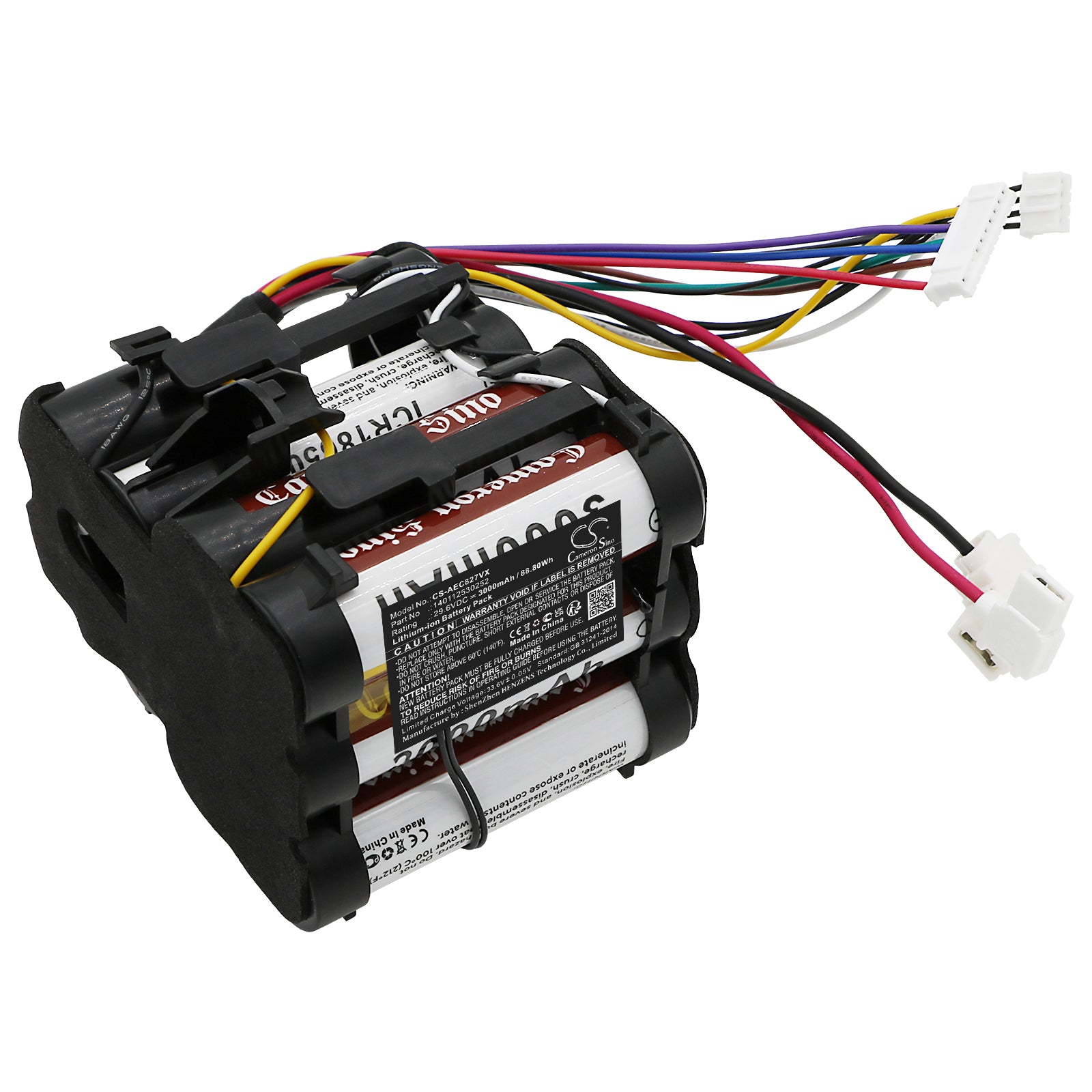 Li-ion, Vacuum Battery fits Aeg 90027881001, 90027881101, 29.6V, 3000mAh Vacuum Cameron Sino Technology Limited