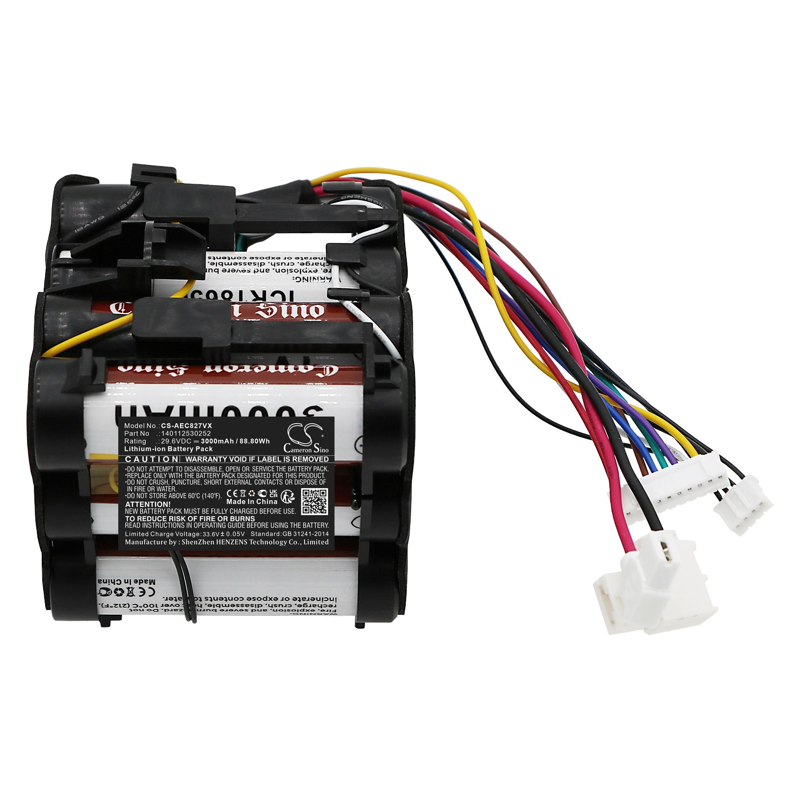 Li-ion, Vacuum Battery fits Aeg 90027881001, 90027881101, 29.6V, 3000mAh Vacuum Cameron Sino Technology Limited