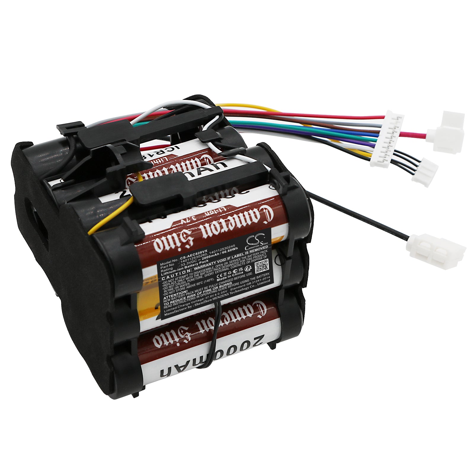 Li-ion, Vacuum Battery fits Electrolux Cx 8 2 80 Db, Cx 8 2 80 O, 33.3V, 2000mAh Vacuum Cameron Sino Technology Limited