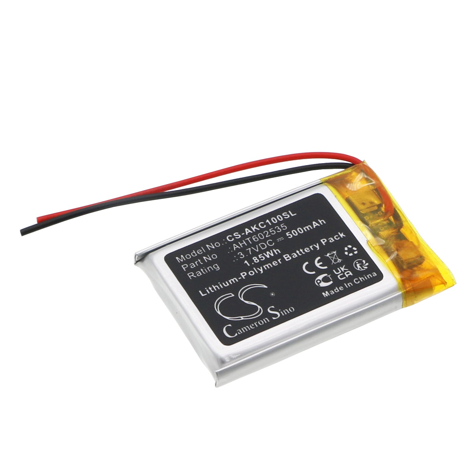 Li-Polymer, Robot Battery fits Anki Cozmo Robot, Vector Robot, 3.7V, 500mAh Robot Cameron Sino Technology Limited