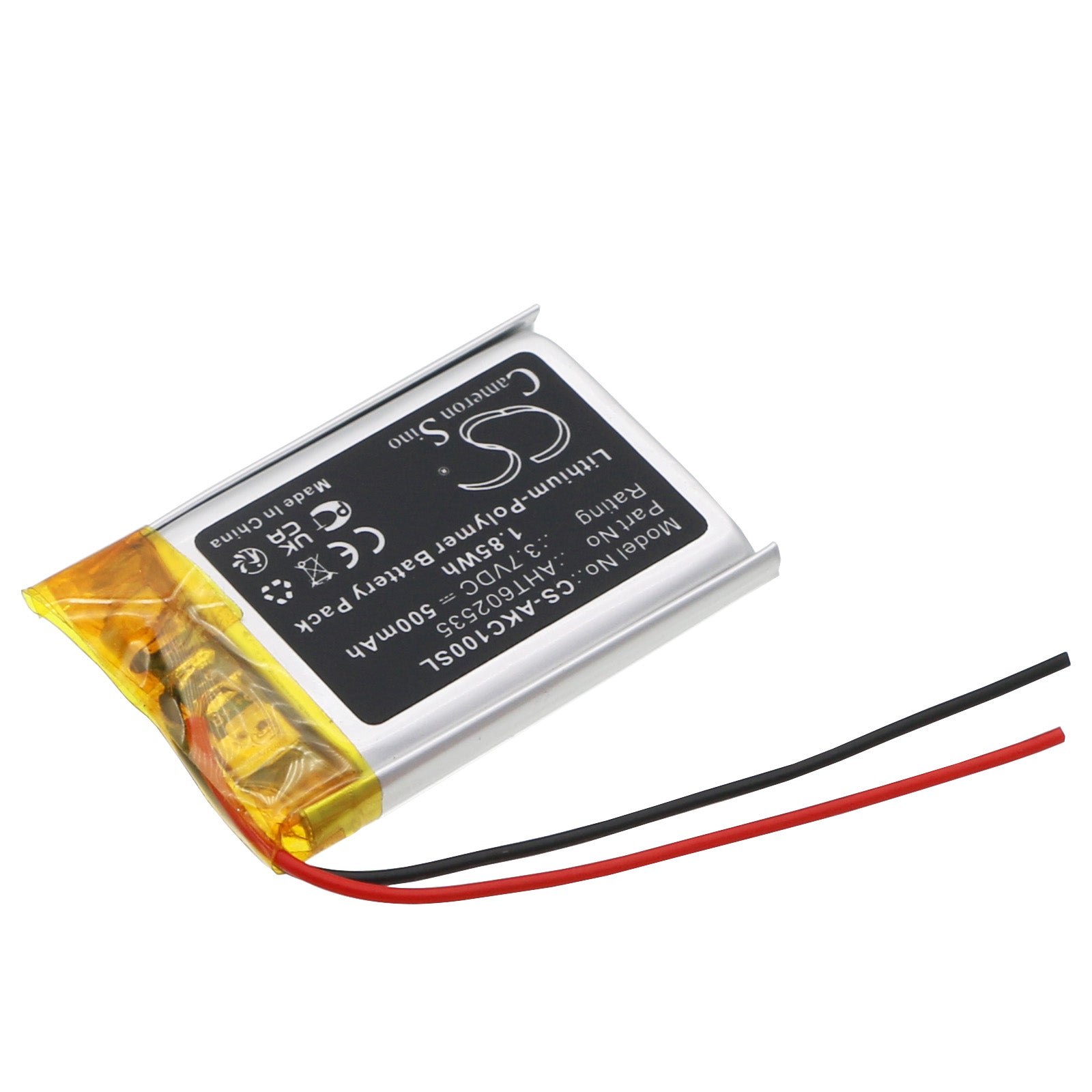 Li-Polymer, Robot Battery fits Anki Cozmo Robot, Vector Robot, 3.7V, 500mAh Robot Cameron Sino Technology Limited
