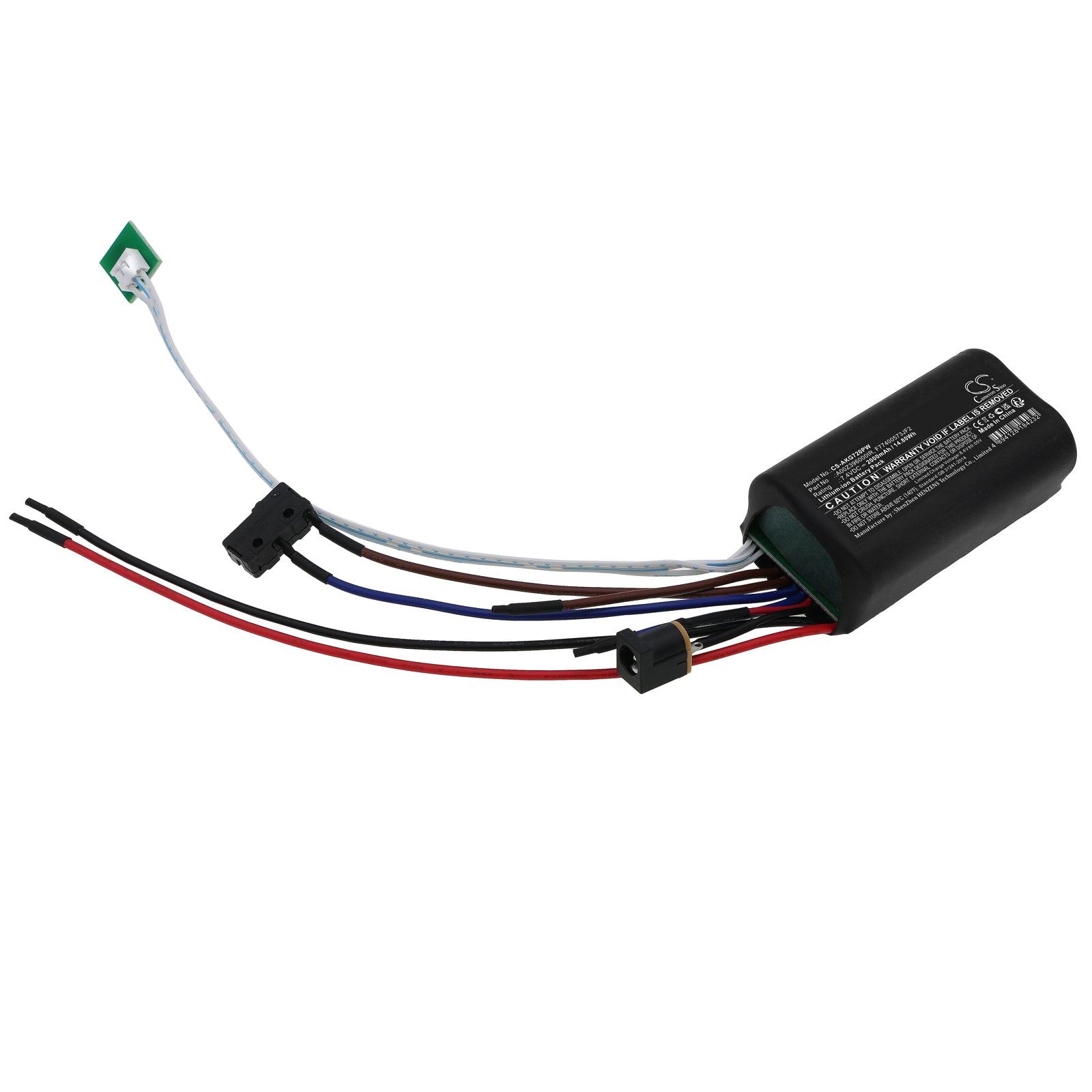 Li-ion, Gardening Tools Battery fits Al-ko 113 371, G1821825, 7.4V, 2000mAh Gardening Tools Cameron Sino Technology Limited