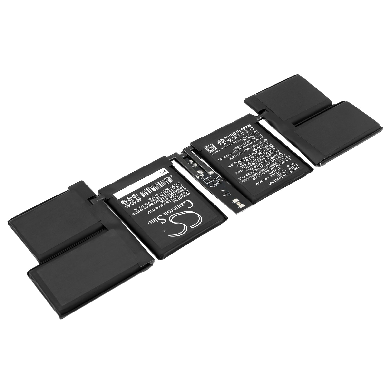 Li-Polymer, Notebook, Laptop Battery fits Apple Emc 3651, Macbook 16" A2485 Late 2021, 11.45V, 8600mAh Notebook, Laptop Cameron Sino Technology Limited