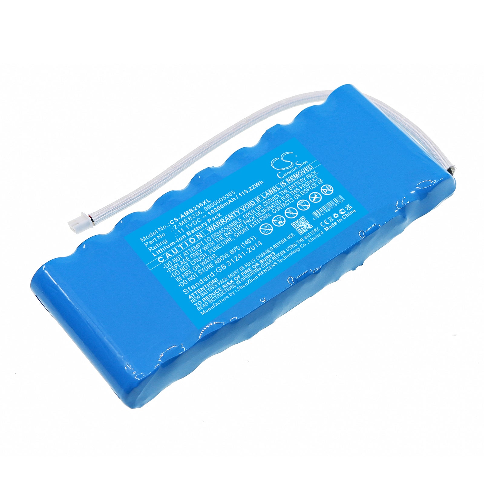 Li-ion, Lighting & Studio Battery fits American Dj Jelly Go Par64 Rgba, Mega Go Par64 Rgba, 11.1V, 10200mAh Lighting & Studio Cameron Sino Technology Limited