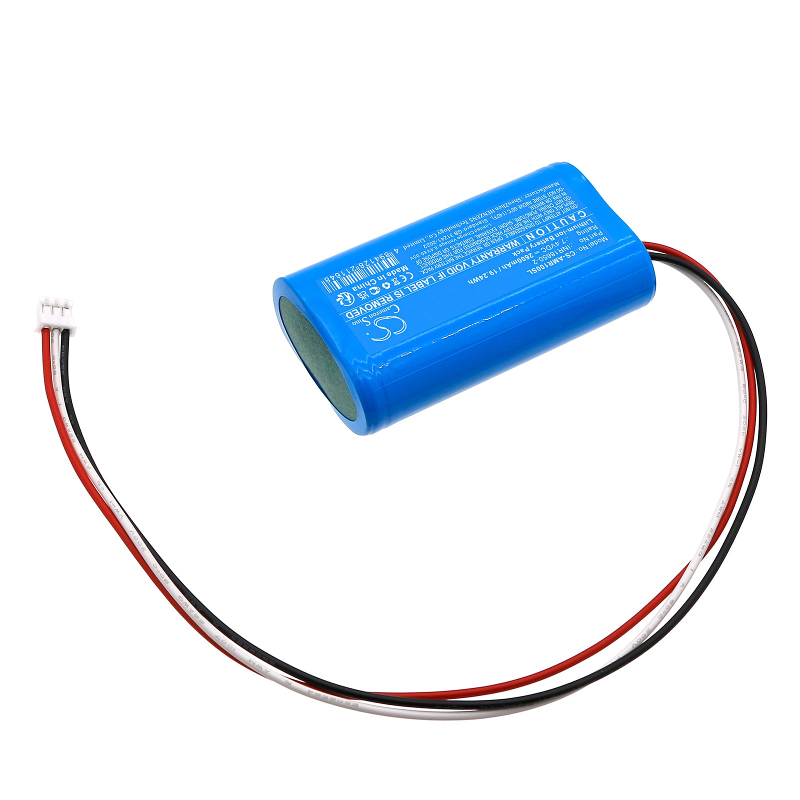 7.4V, Li-ion, 2600mAh, Battery fits AMIRO AMLO1, AMLO2, 19.24Wh Cosmetic Mirror Cameron Sino Technology Limited
