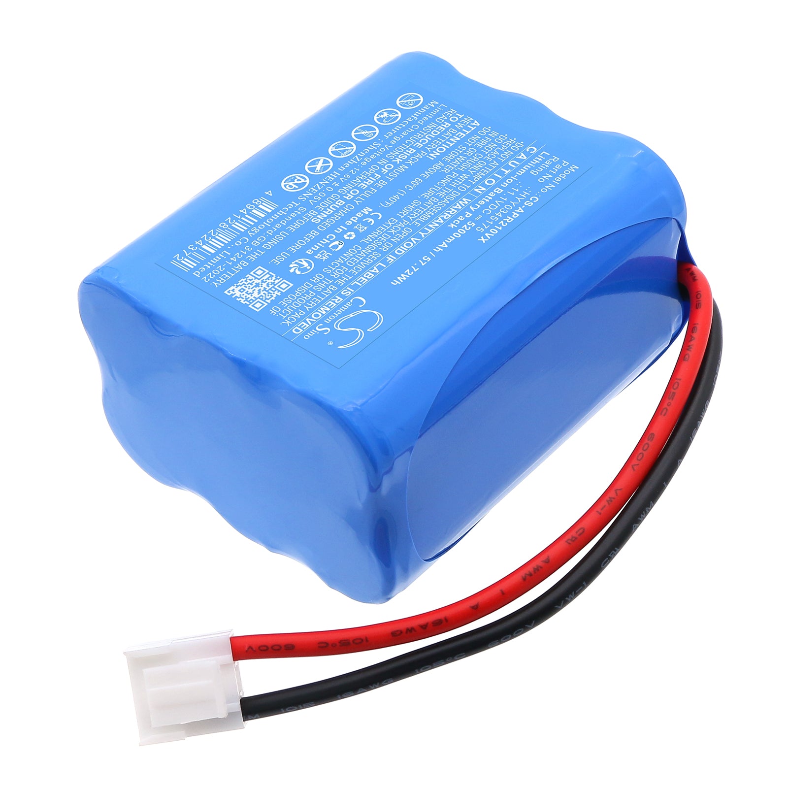 11.1V, Li-ion, 5200mAh, Battery fits Aiper SE Cordless Robotic Pool Cleaner, 57.72Wh Robotic Pool Cleaner Cameron Sino Technology Limited