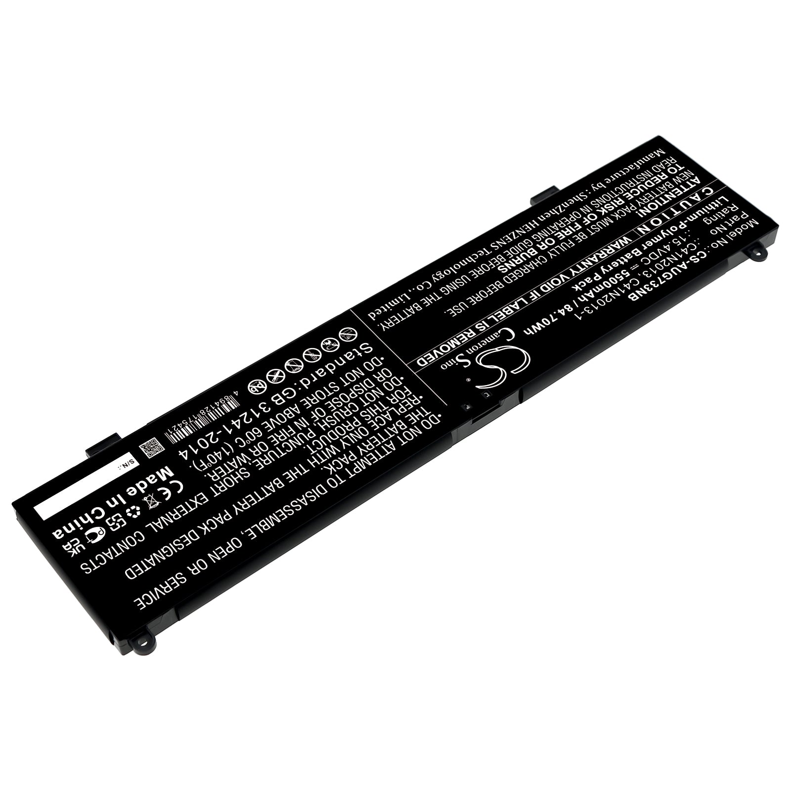Li-Polymer, Notebook, Laptop Battery fits Asus H5600qm, Proart Studiobook 16 H5600q, 15.4V, 5500mAh Notebook, Laptop Cameron Sino Technology Limited