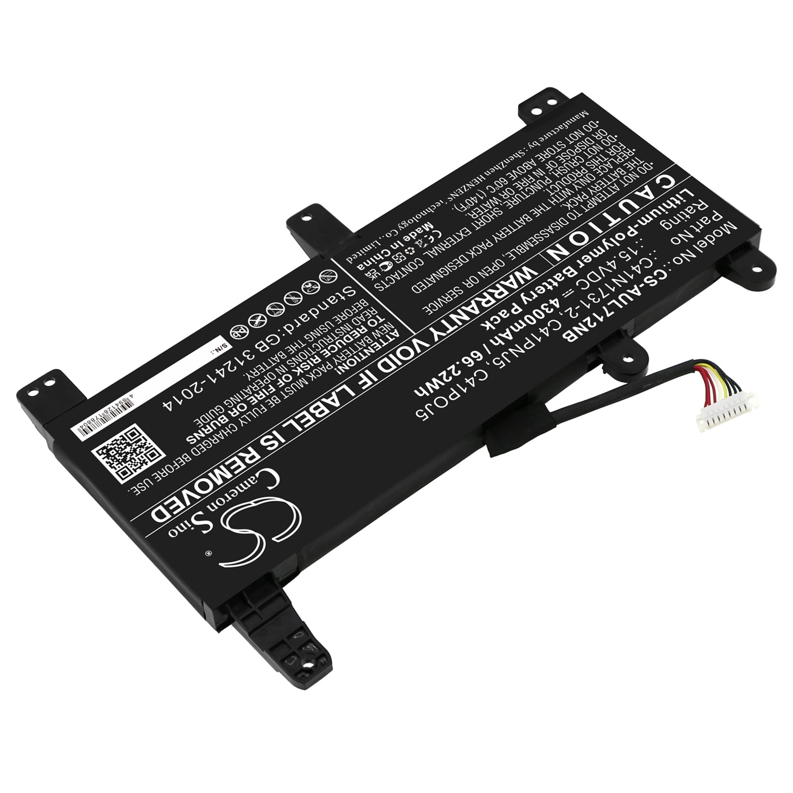 Li-Polymer, Notebook, Laptop Battery fits Asus G731gw, Rog Scar Ii Gl504gv-es015t, 15.4V, 4300mAh Notebook, Laptop Cameron Sino Technology Limited