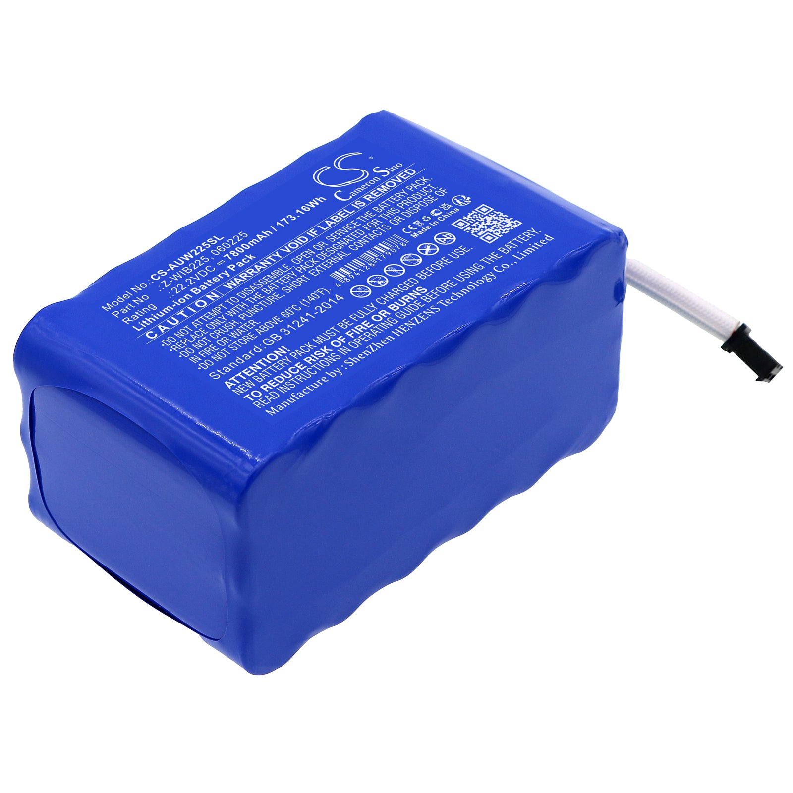 Li-ion, Lighting & Studio Battery fits American Dj Wifly Par Qa5, 22.2V, 7800mAh Lighting & Studio Cameron Sino Technology Limited
