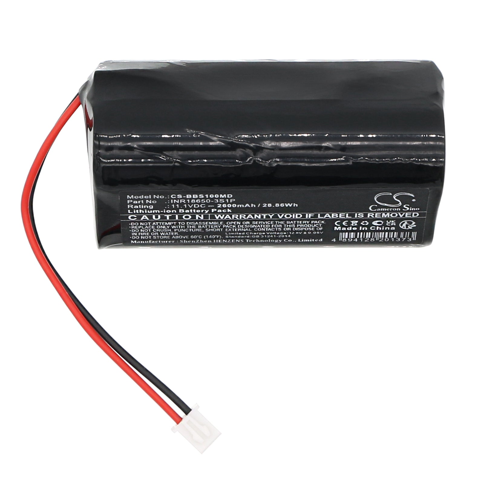 Li-ion, Medical Battery fits Bombas Infusion, 11.1V, 2600mAh Medical Cameron Sino Technology Limited