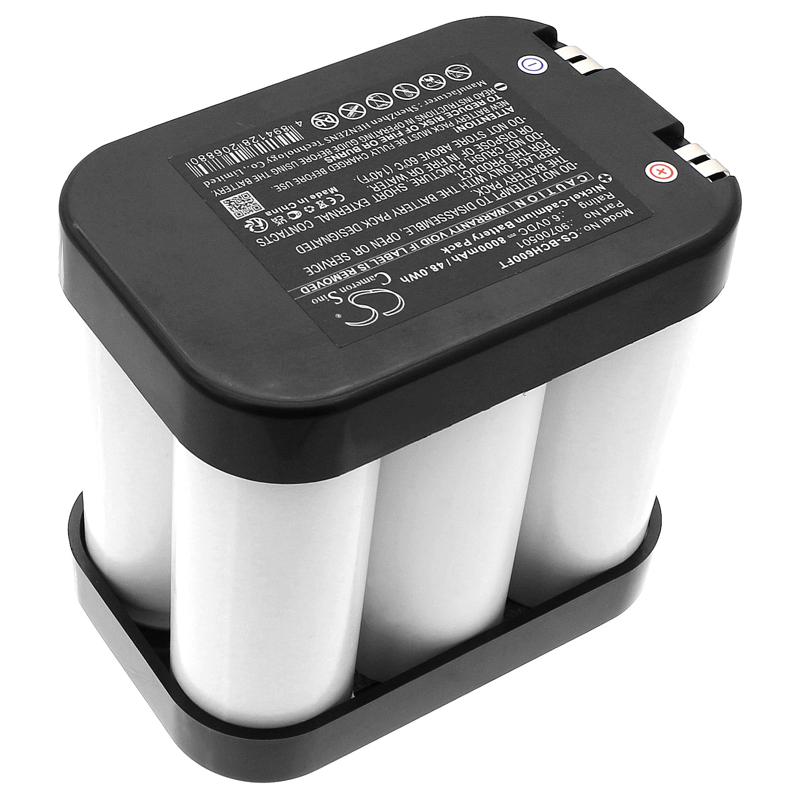 Ni-CD, Flashlight Battery fits Bosch Eisemann B6008, Eisemann Halo 6, 6.0V, 8000mAh Flashlight Cameron Sino Technology Limited
