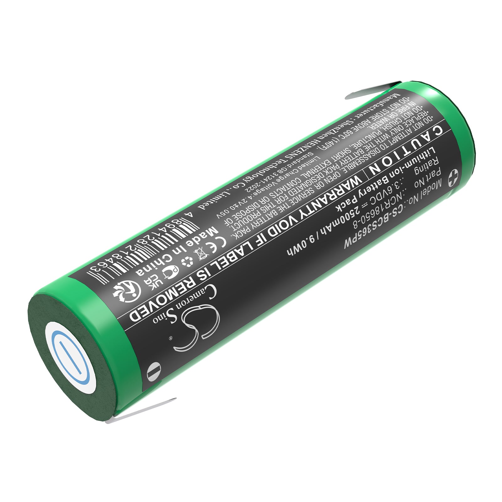 3.6V, Li-ion, 2500mAh, Battery fits Black & Decker BDCS40G Type 1, CS3652LC, 9Wh Power Tools Cameron Sino Technology Limited