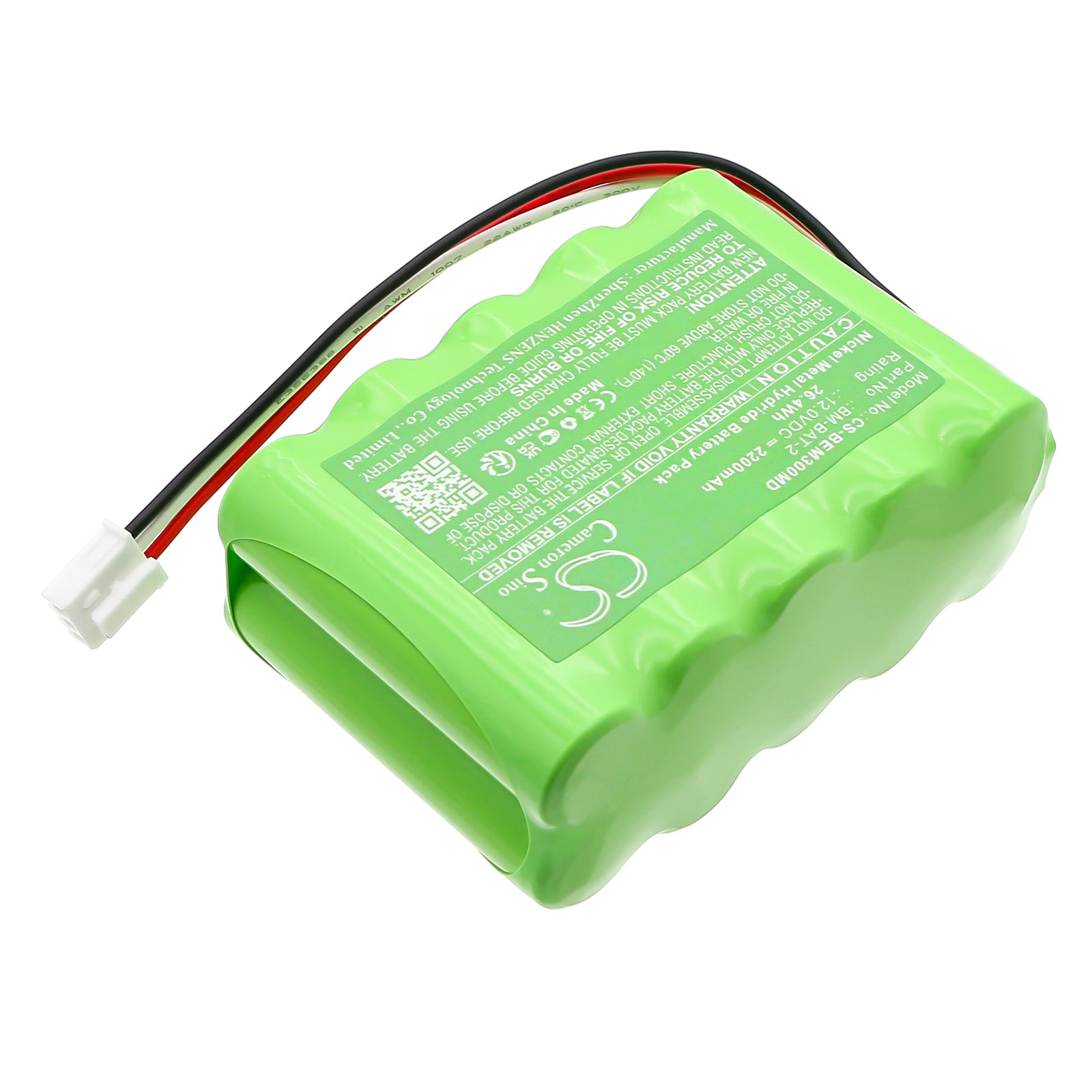 12V, Ni-MH, 2200mAh, Battery fits Bionet BM3, BM3 Vet, 26.4Wh Medical Cameron Sino Technology Limited