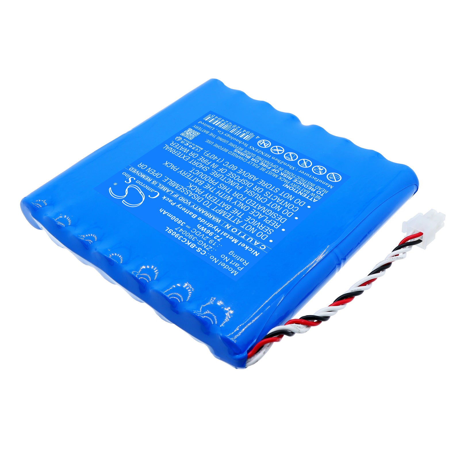 19.2V, Ni-MH, 3800mAh, Battery fits Beckman Coulter 390047, 72.96Wh PLC Cameron Sino Technology Limited