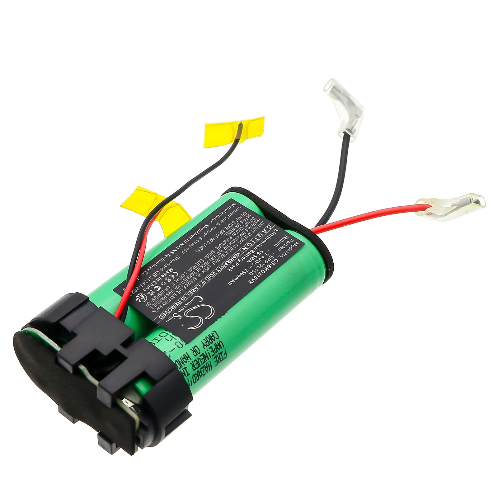 7.4V, Li-ion, 2500mAh, Battery fits Black+Decker HNV215B, HNV215B12, 18.5Wh Vacuum Cameron Sino Technology Limited