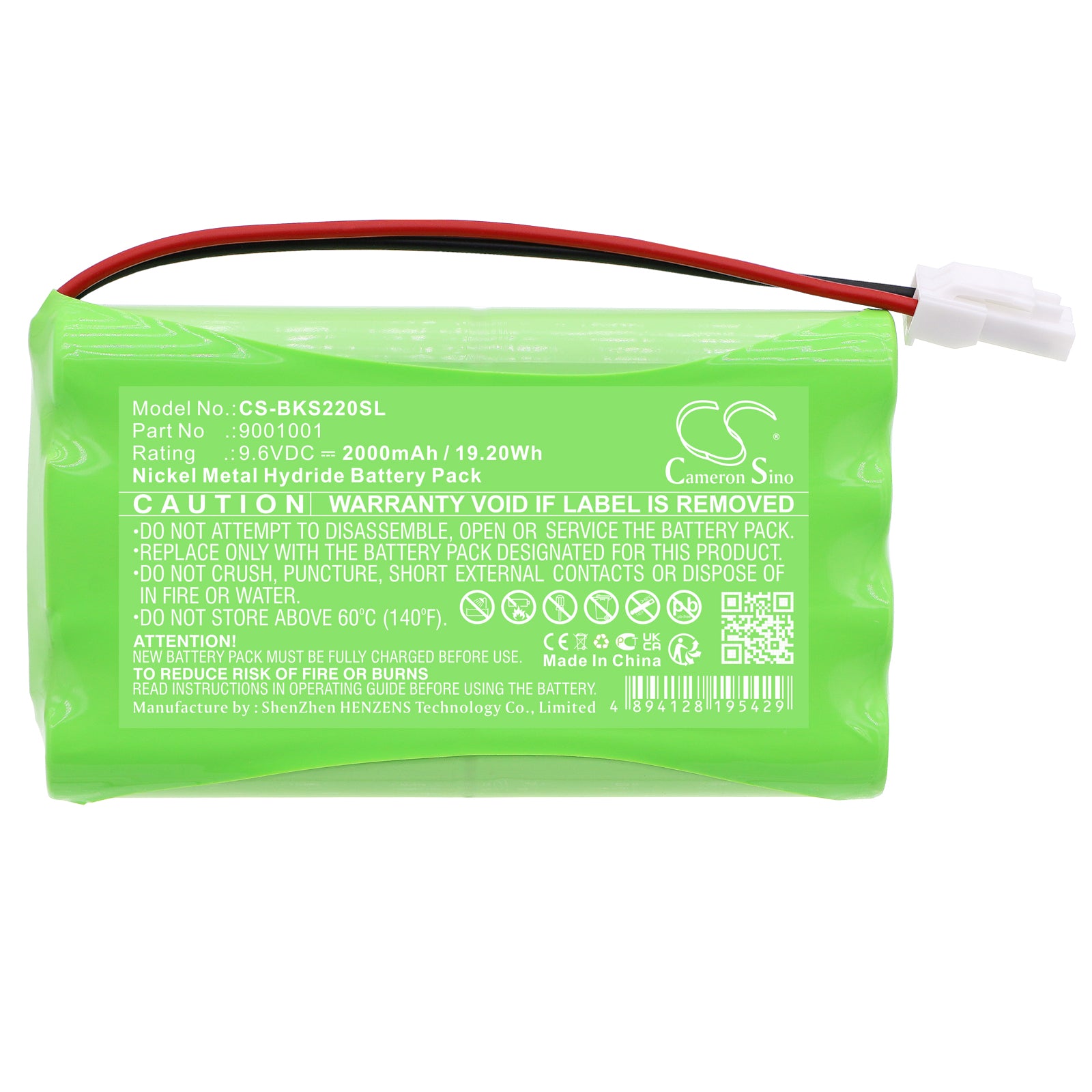 Ni-MH, Smart Home Battery fits Somfy Axovia 220b, Axovia 3s, 9.6V, 2000mAh Smart Home Cameron Sino Technology Limited
