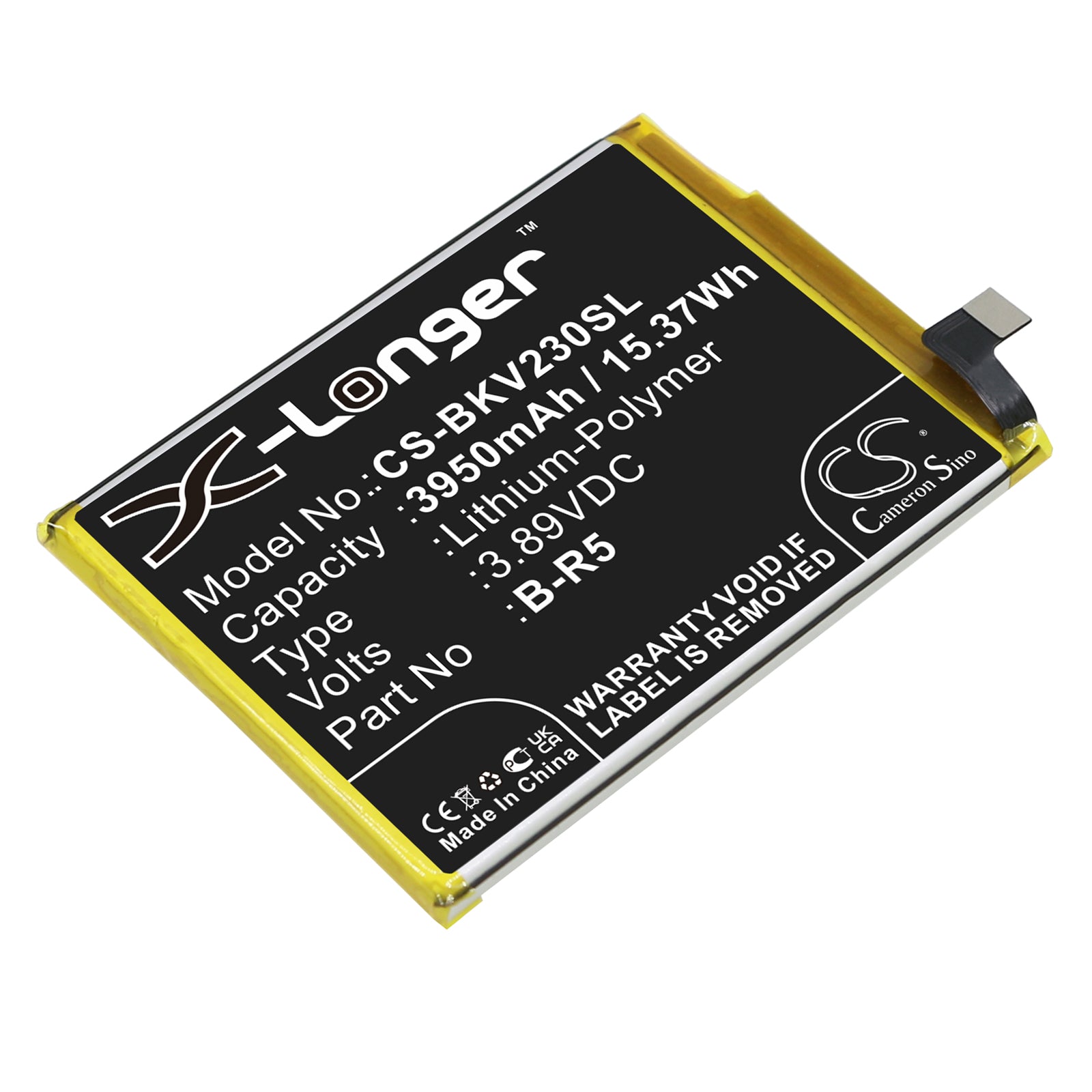 Li-Polymer, Mobile, SmartPhone Battery fits Vivo S10e, S10e 5g, 3.89V, 3950mAh Mobile, SmartPhone Cameron Sino Technology Limited