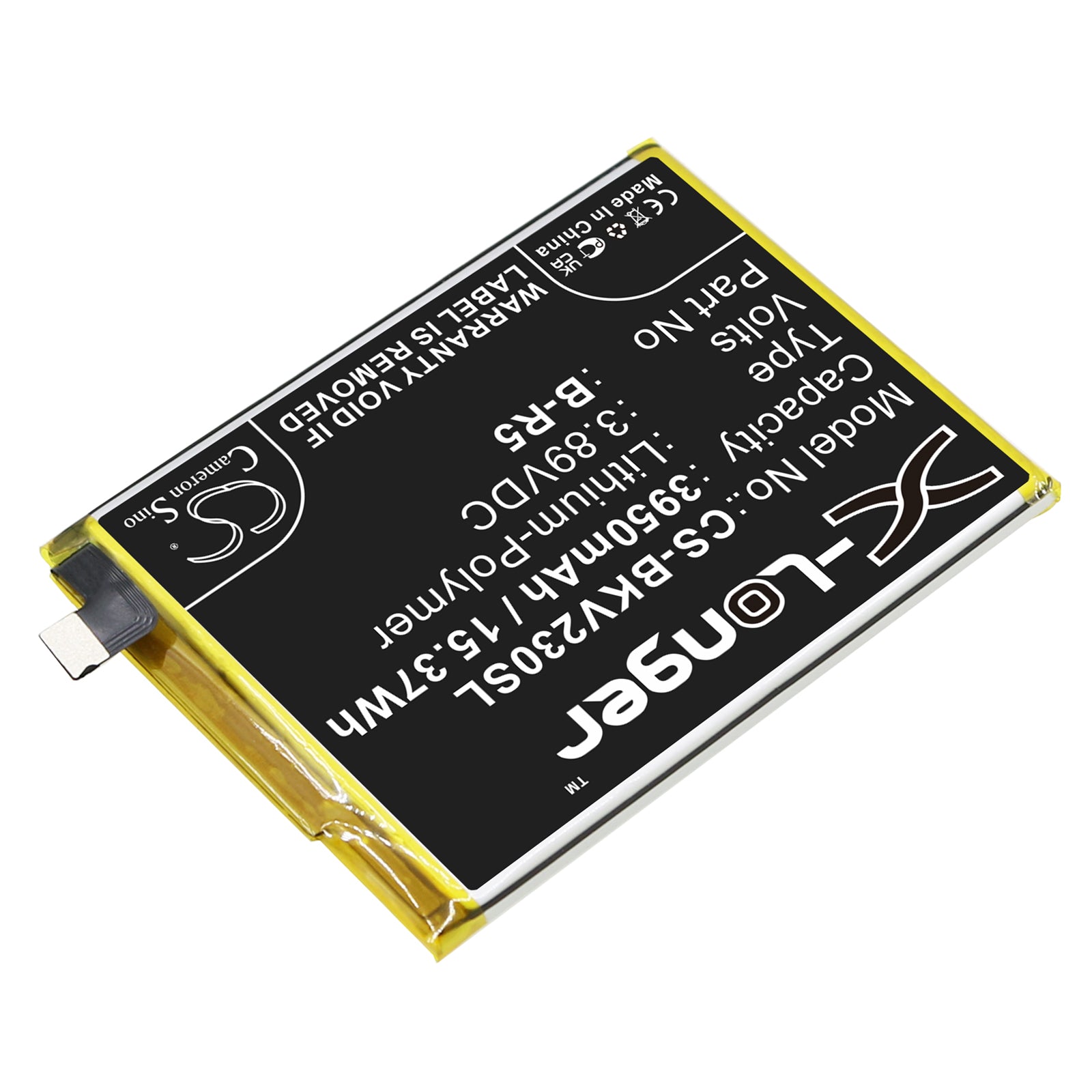 Li-Polymer, Mobile, SmartPhone Battery fits Vivo S10e, S10e 5g, 3.89V, 3950mAh Mobile, SmartPhone Cameron Sino Technology Limited