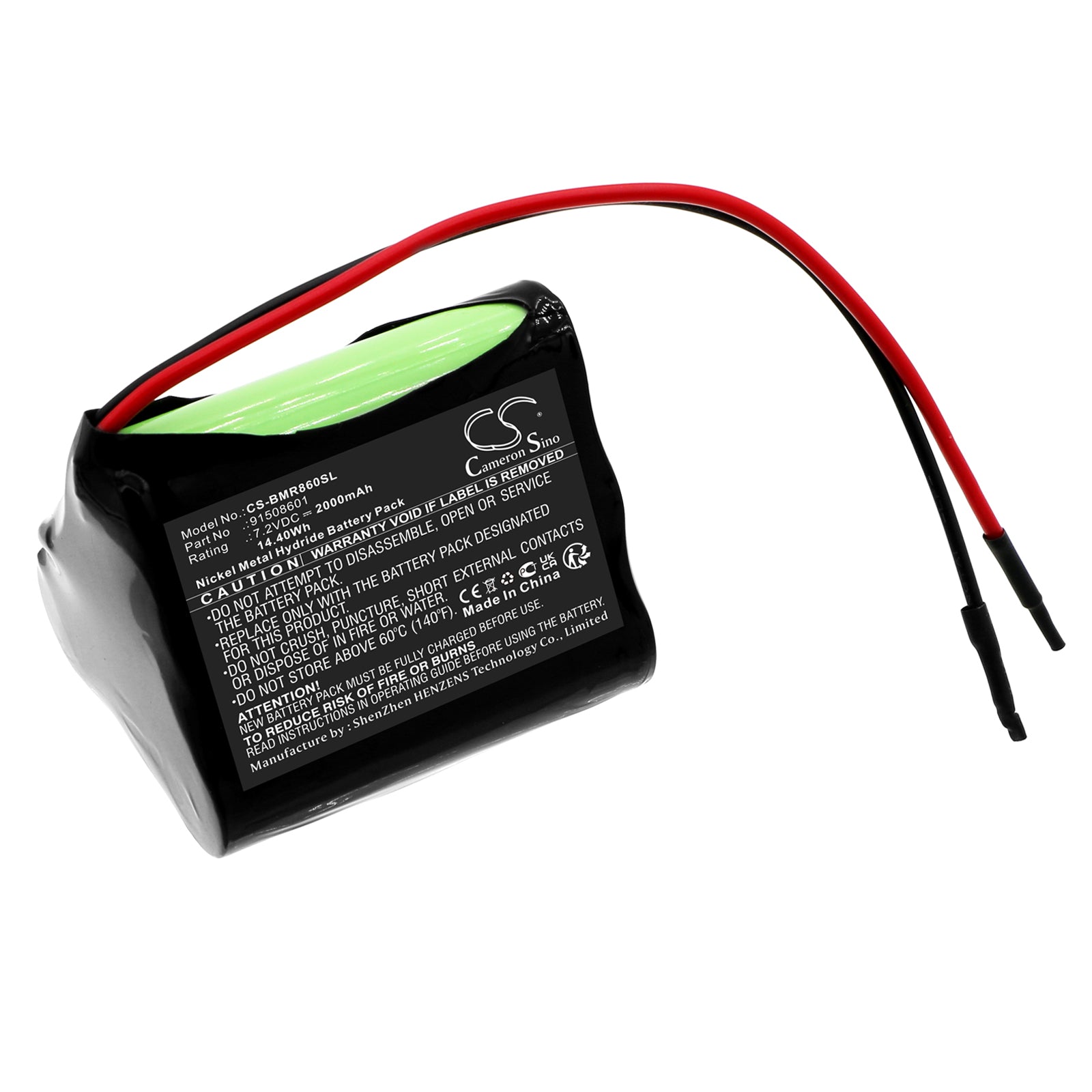 Ni-MH, Equipment, Survey, Test Battery fits Bamo Ier Mudline Tgs, 7.2V, 2000mAh Equipment, Survey, Test Cameron Sino Technology Limited