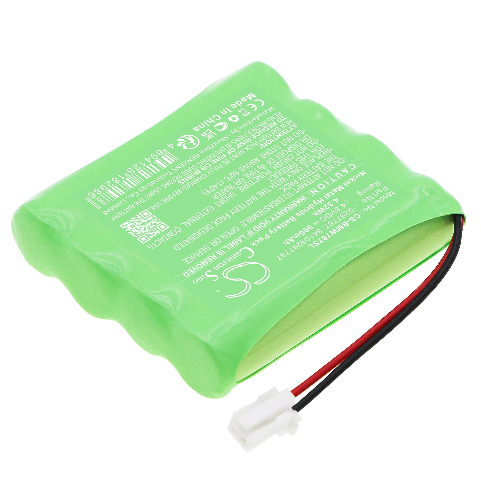 Ni-MH, Emergency Supply Battery fits Bmw 1er (f20), 1er (f21), 4.8V, 900mAh Emergency Supply Cameron Sino Technology Limited