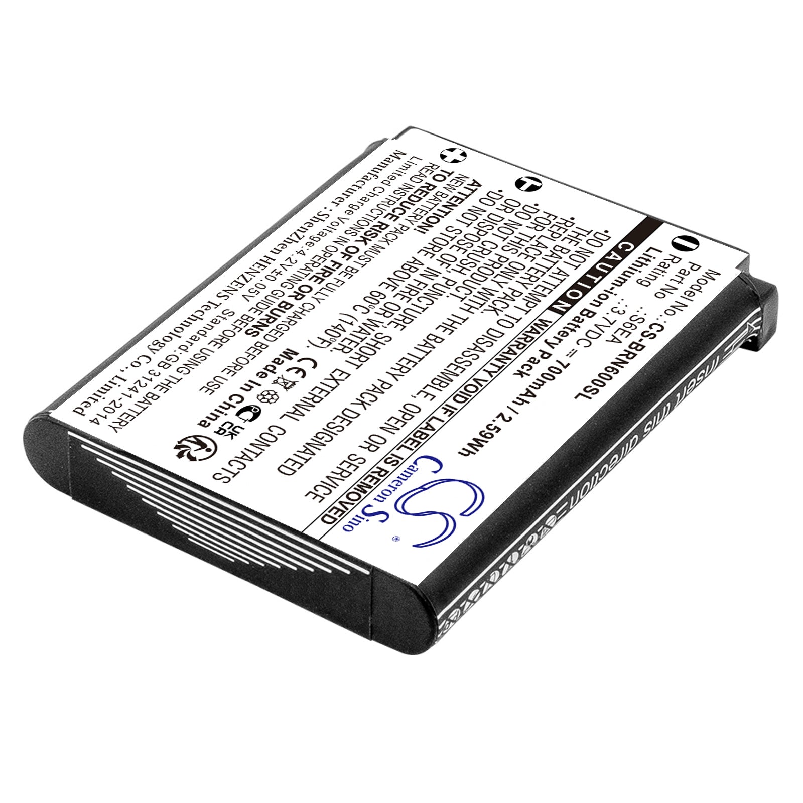 Li-ion, GPS, Navigator Battery fits Bosch Nyon, Nyon Bordcomputer, 3.7V, 700mAh GPS, Navigator Cameron Sino Technology Limited