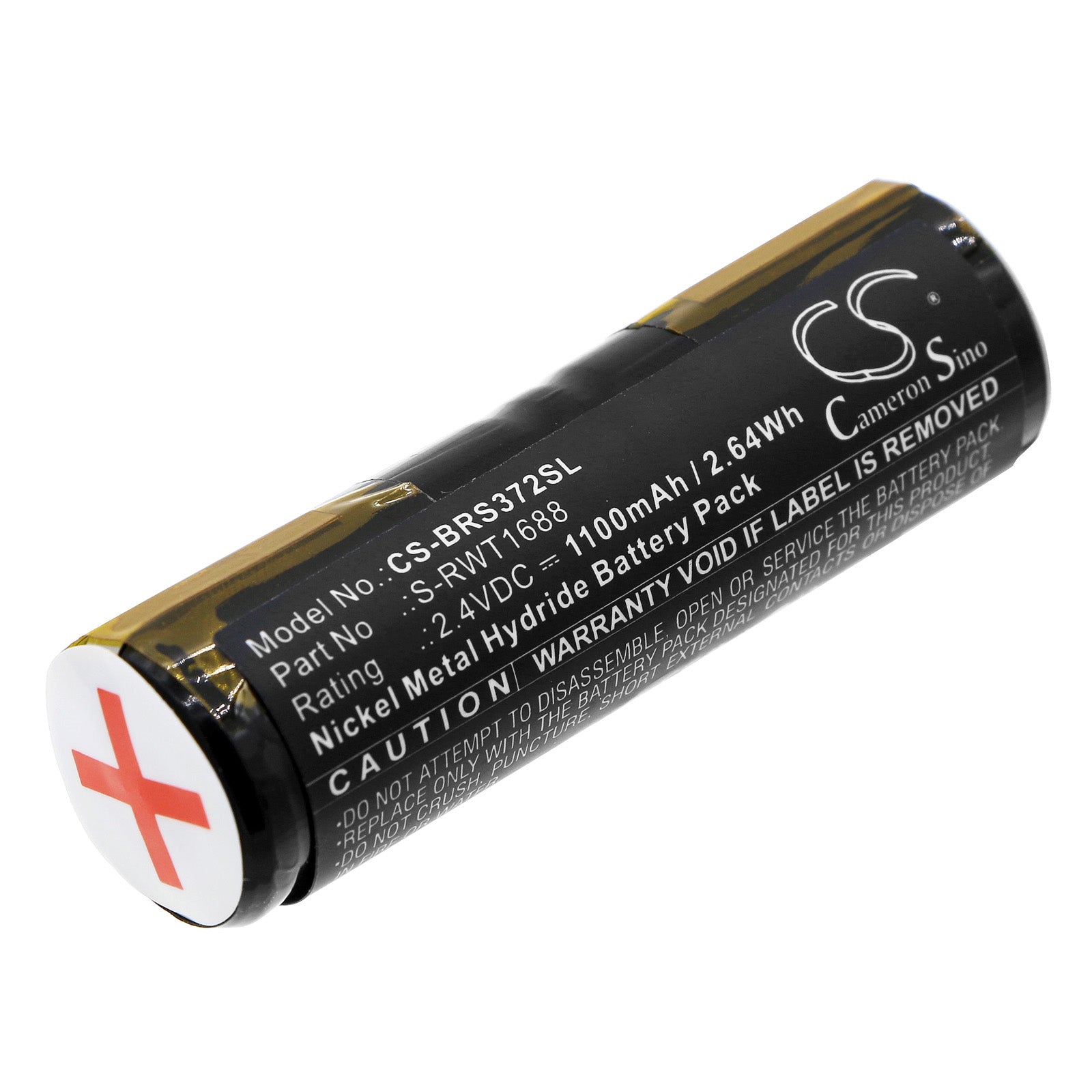 Ni-MH, Toothbrush Battery fits Rowenta Curamed Dentasonic, Dentacontrol 707, 2.4V, 1100mAh Toothbrush Cameron Sino Technology Limited