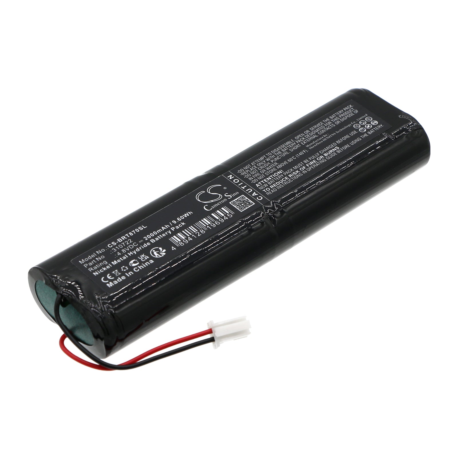 Ni-MH, Equipment, Survey, Test Battery fits Bartec Benke 6728-70 Serie C, 4.8V, 2000mAh Equipment, Survey, Test Cameron Sino Technology Limited