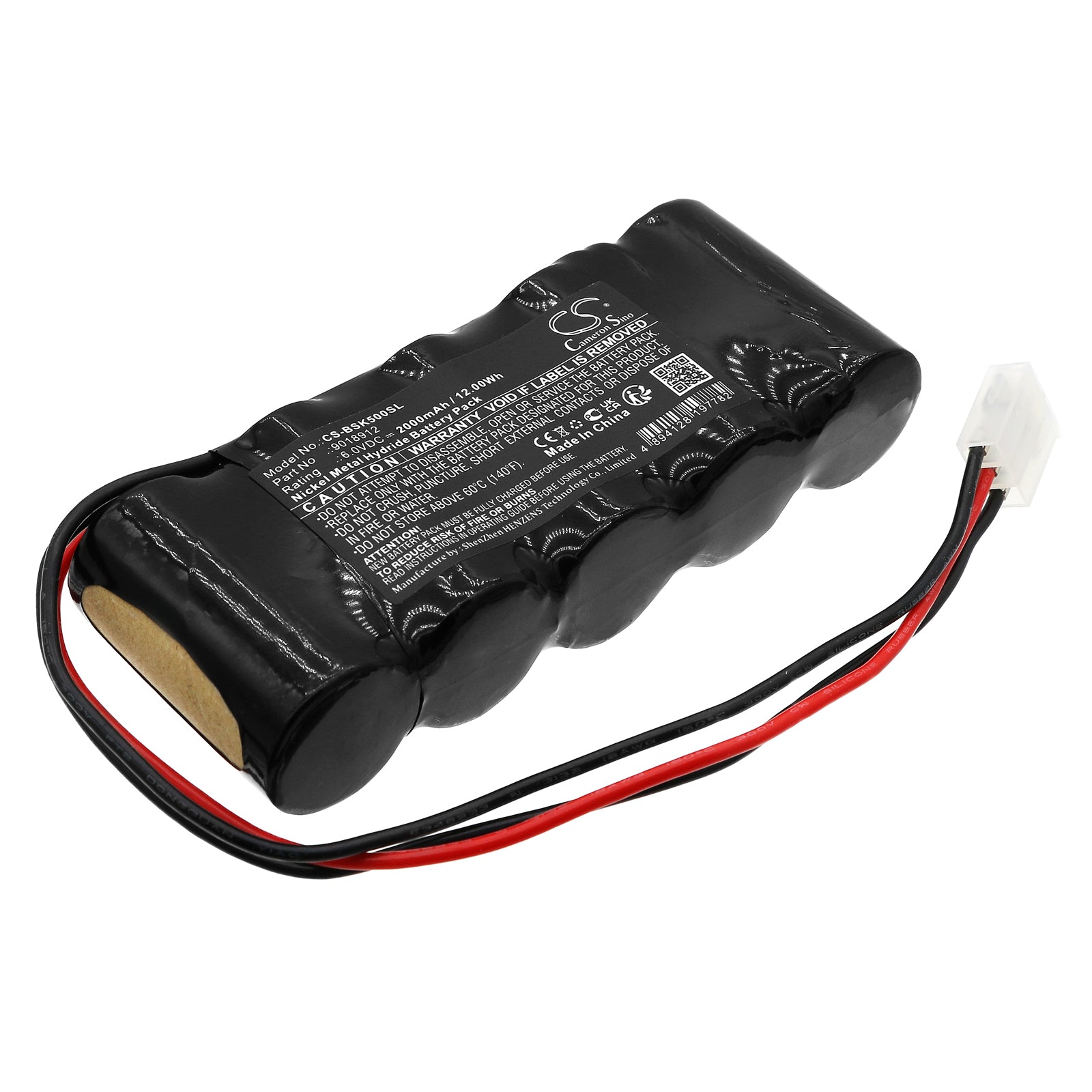 Ni-MH, Smart Home Battery fits Bosch Bd5000, D14, 6.0V, 2000mAh Smart Home Cameron Sino Technology Limited