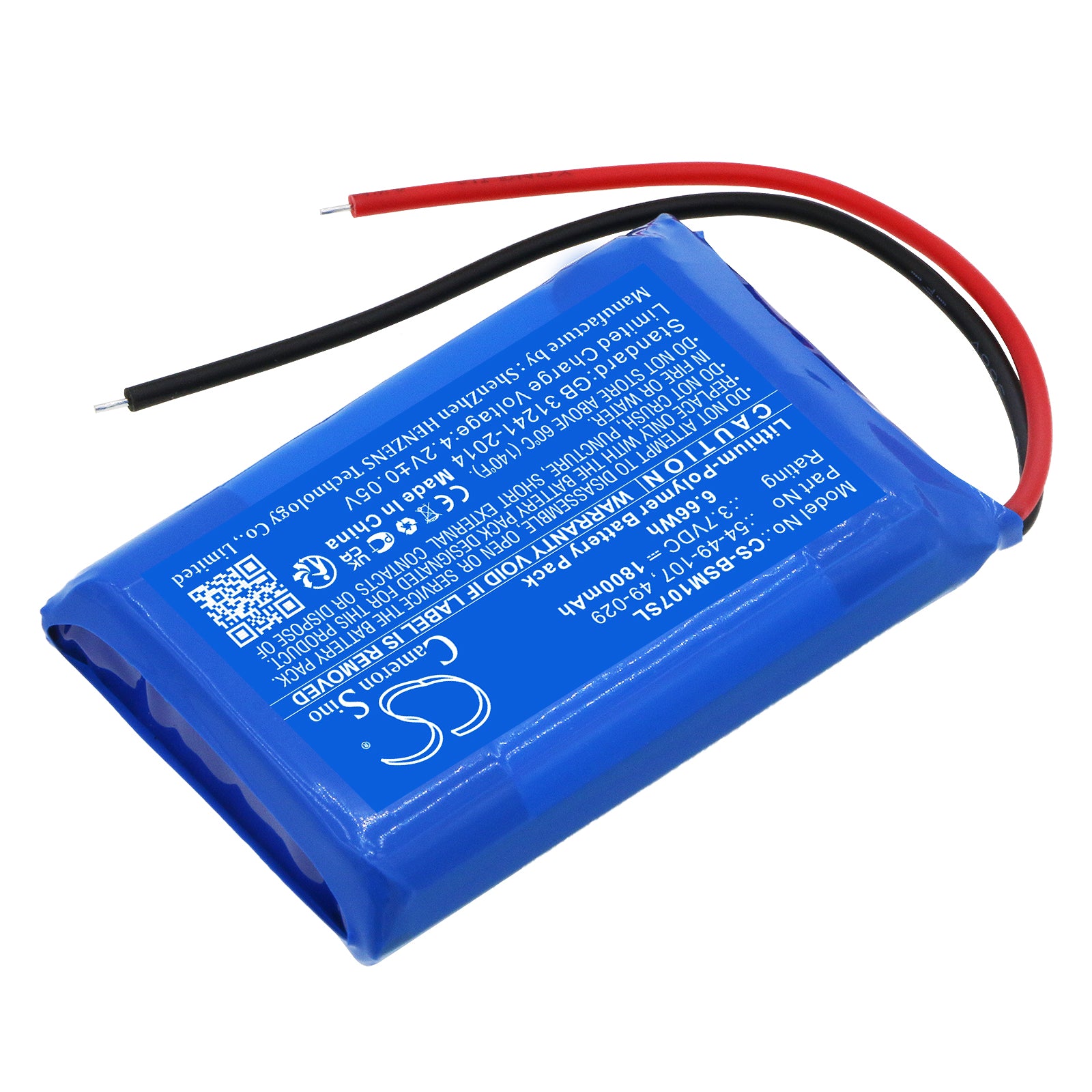 Li-Polymer, Equipment, Survey, Test Battery fits Biosystems Multipro Multigas Monitor, 3.7V, 1800mAh Equipment, Survey, Test Cameron Sino Technology Limited