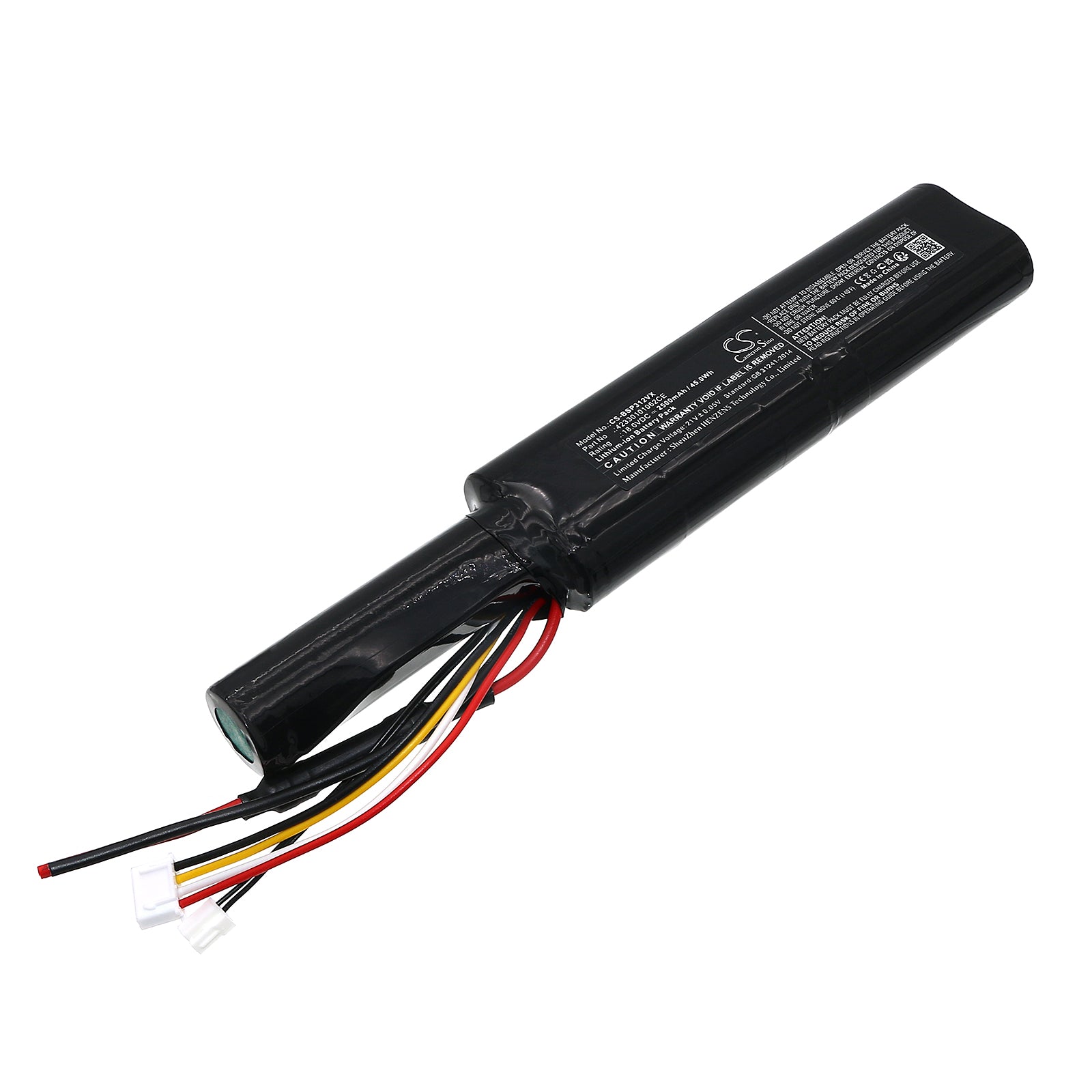 Li-ion, Vacuum Battery fits Bissell Bolt Ion Xrt, Multireach 1312, 18.0V, 2500mAh Vacuum Cameron Sino Technology Limited