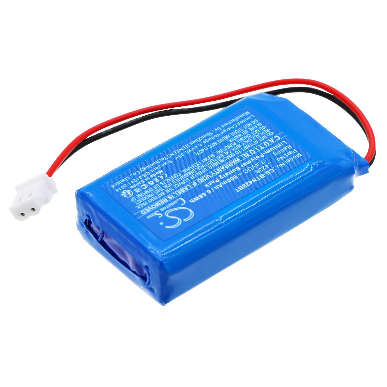 Li-Polymer, Alarm System Battery fits Bticino 4216, 4280, 7.4V, 900mAh Alarm System Cameron Sino Technology Limited