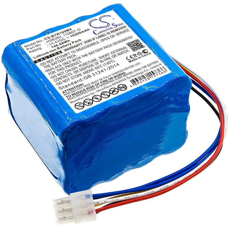 Li-ion Battery fits Bellavista, 1000, Respirator 14.4V, 10200mAh Medical Cameron Sino Technology Limited