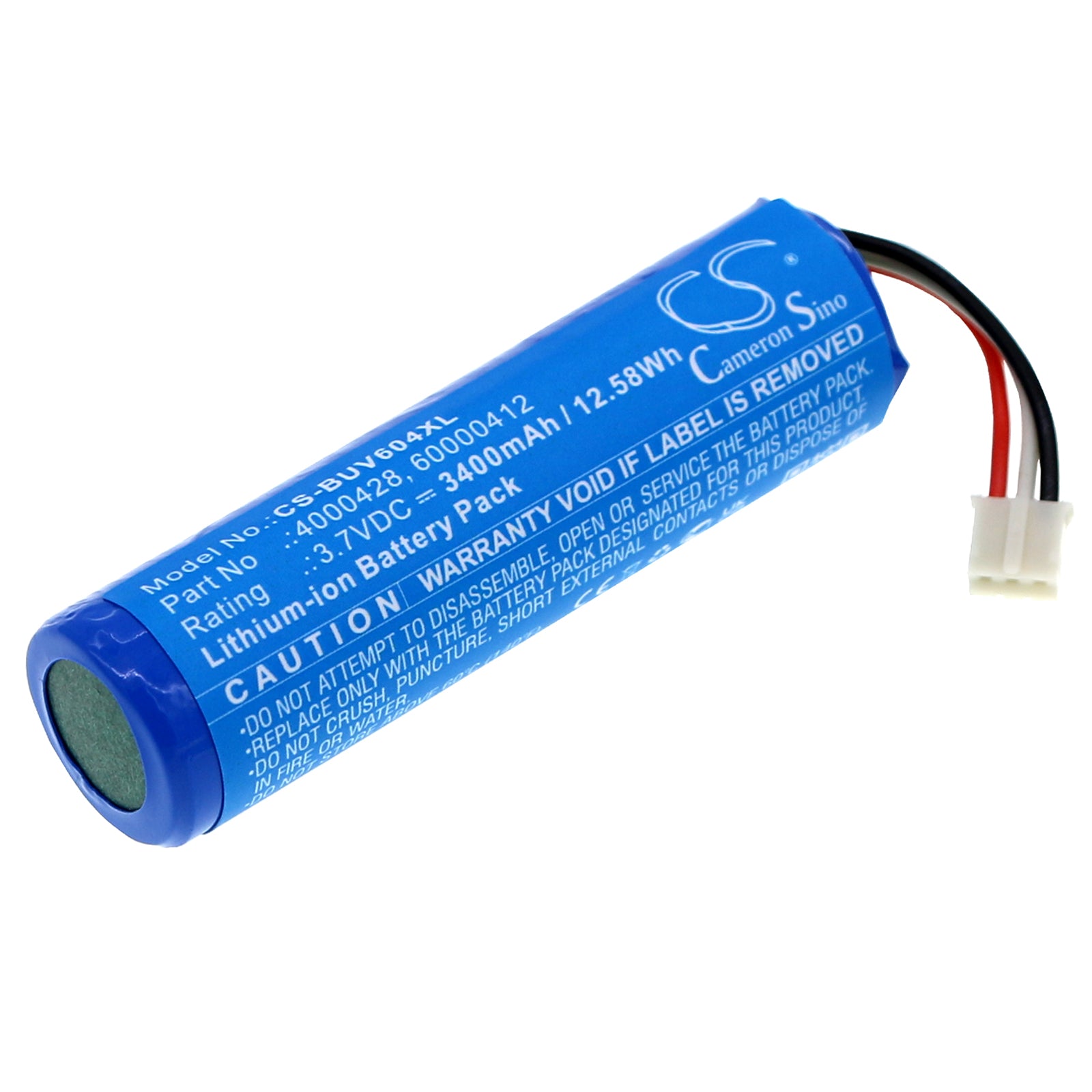Li-ion, Electronic Magnifier Battery fits Burton Uv604 Led, 3.7V, 3400mAh Electronic Magnifier Cameron Sino Technology Limited